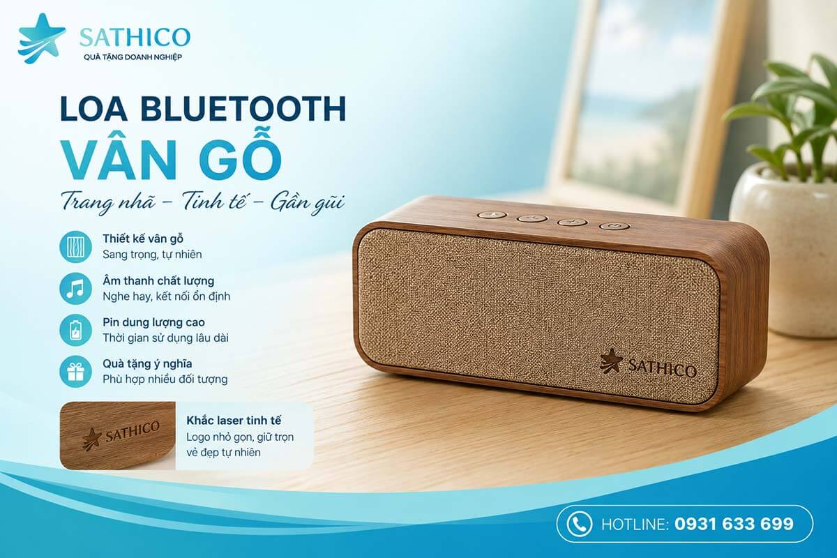 Loa Bluetooth quà tặng doanh nghiệp