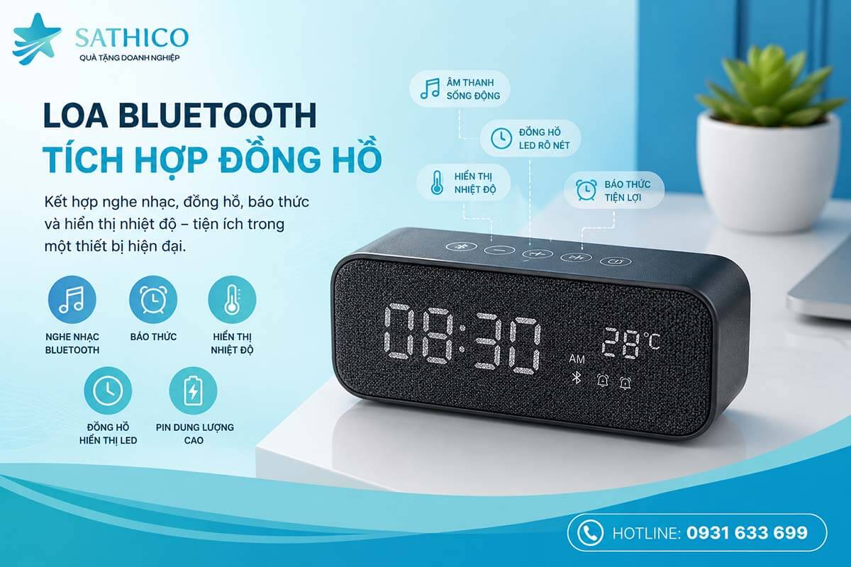 Loa Bluetooth quà tặng doanh nghiệp