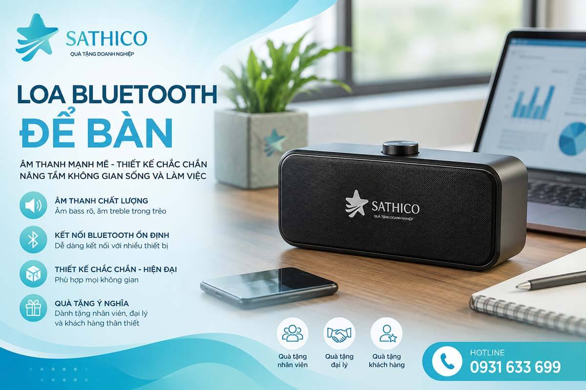 Loa Bluetooth quà tặng doanh nghiệp