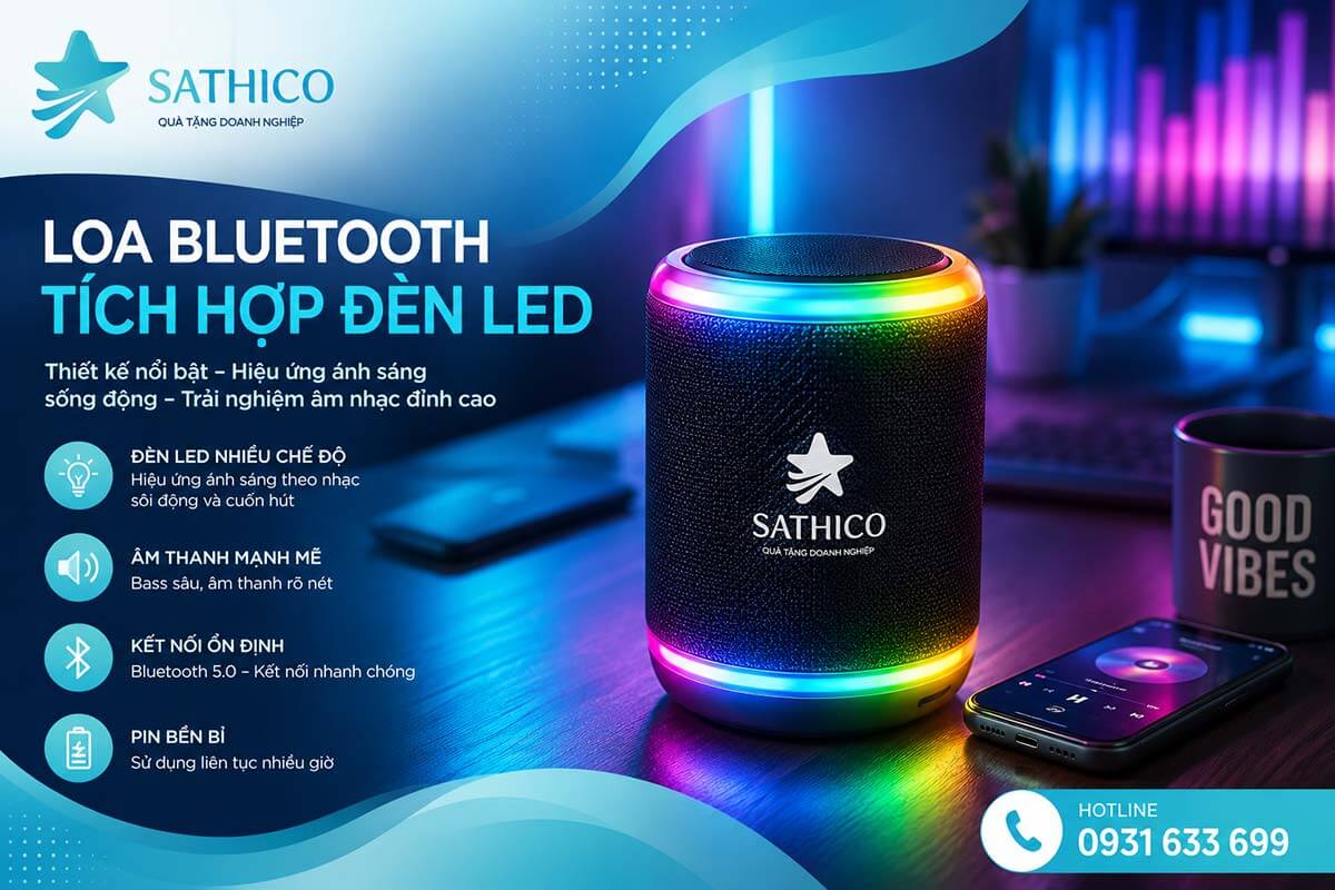 Loa Bluetooth quà tặng doanh nghiệp