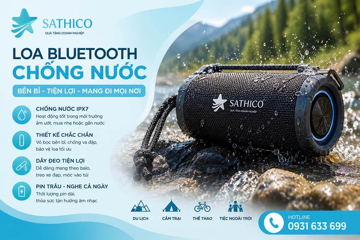 Loa Bluetooth quà tặng doanh nghiệp