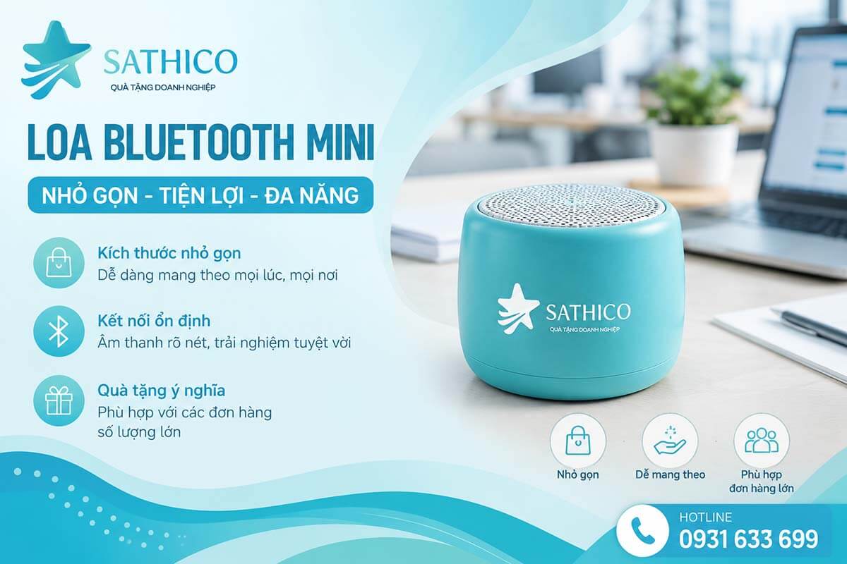 Loa Bluetooth quà tặng doanh nghiệp