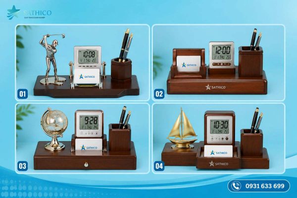 Quà tặng để bàn bằng gỗ