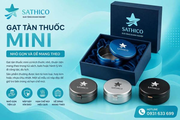 Gạt tàn thuốc quà tặng doanh nghiệp