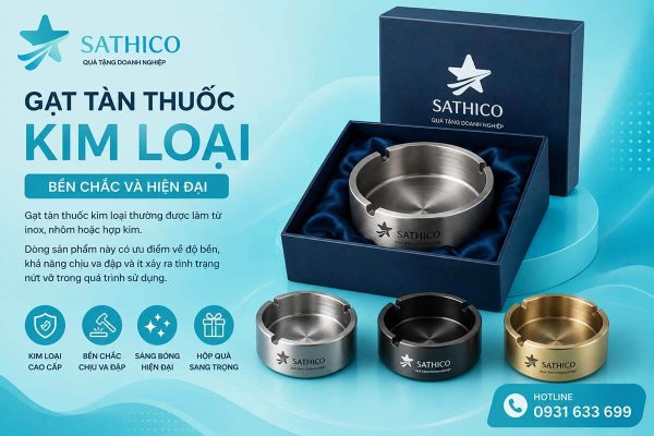 Gạt tàn thuốc quà tặng doanh nghiệp