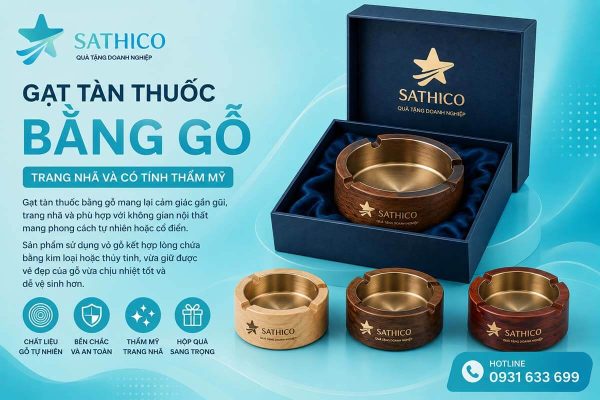Gạt tàn thuốc quà tặng doanh nghiệp