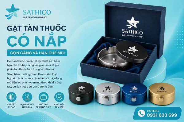 Gạt tàn thuốc quà tặng doanh nghiệp